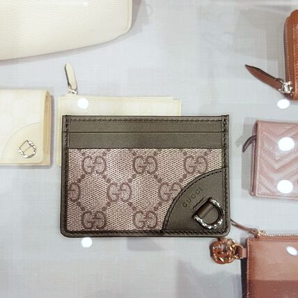 Gucci GG Emblem Leather Card Case