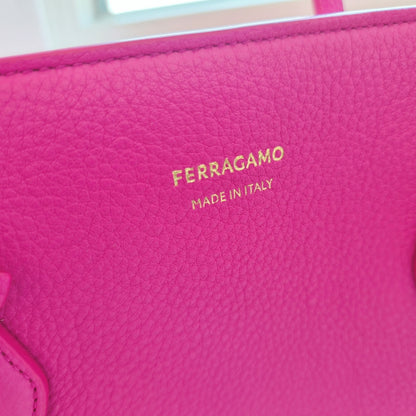 FERRAGAMO Star Tote Small Leather Tote Bag