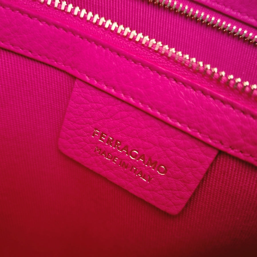FERRAGAMO Star Tote Small Leather Tote Bag