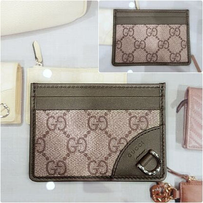 Gucci GG Emblem Leather Card Case
