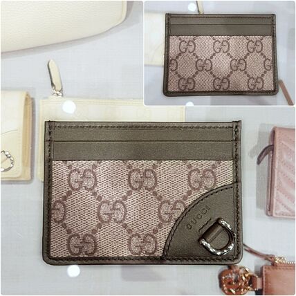 Gucci GG Emblem Leather Card Case