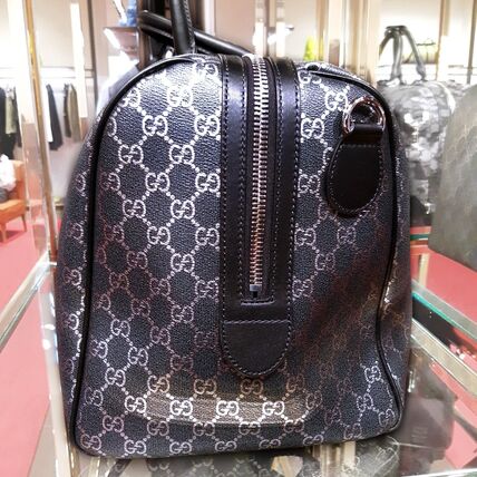 Gucci GG Emblem Medium Duffel Bag Beige 834460 FAFUA 8643