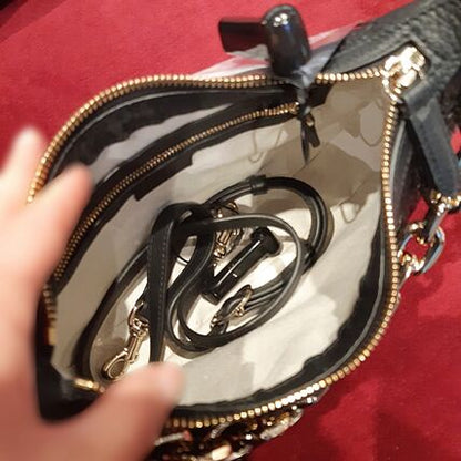 Gucci GG Emblem Medium Leather Shoulder Bag