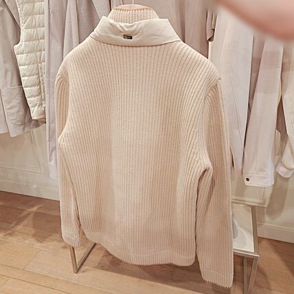 Herno Hybrid Knit Panel Down Jacket