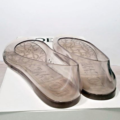 Loewe Clear Ballerina Petal Toe Flat Transparent