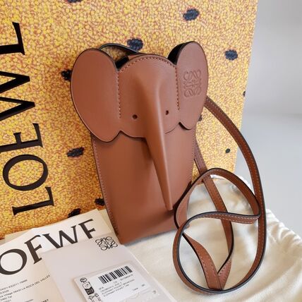 Loewe Elephant Leather Shoulder Bag