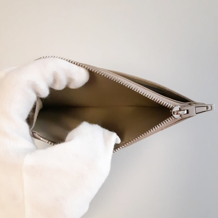 Balenciaga Crush B Logo Leather Coin Card Holder