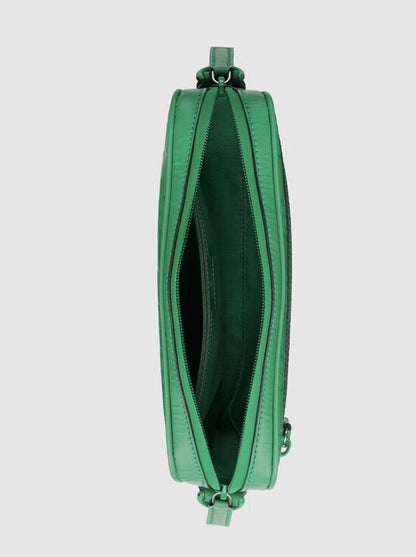 Gucci GG Rubber Effect Leather 3-Way Crossbody Bag Green