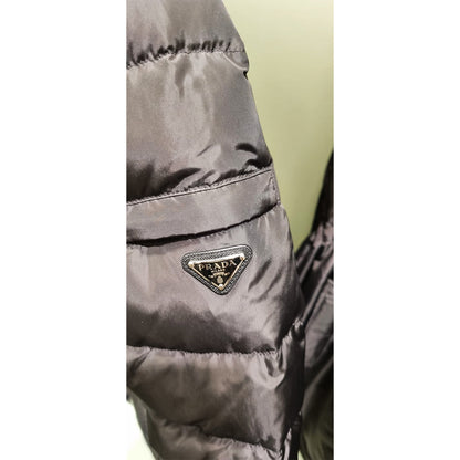 Prada Re-Nylon Hooded Down Jacket