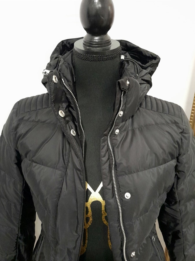 Prada Hooded Short Down Jacket