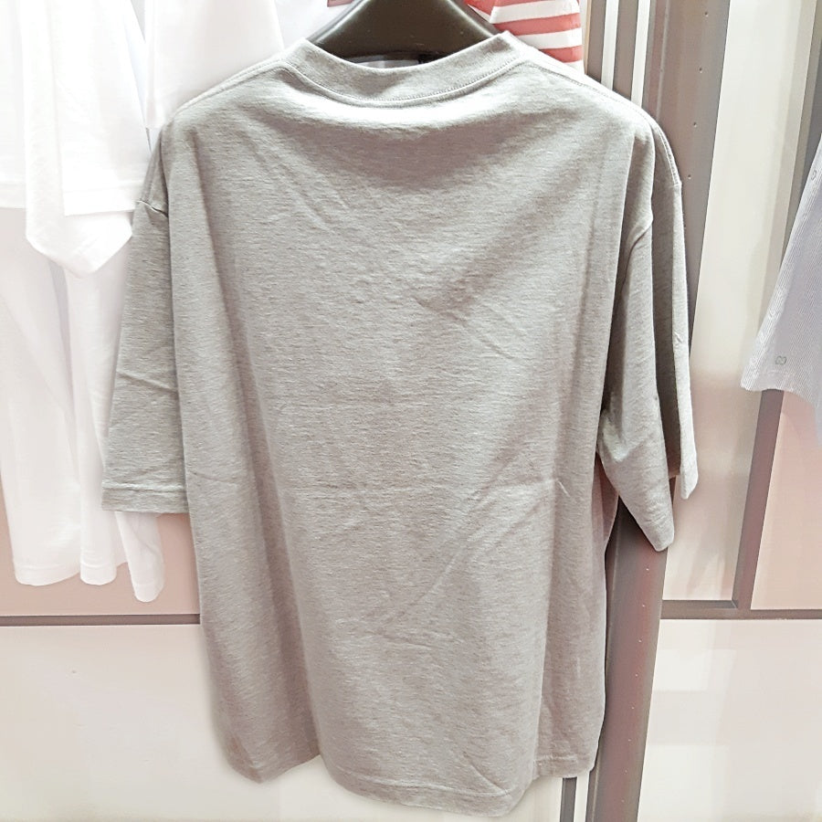 Gucci Motocross Logo Cotton T-Shirt Light Grey 798115 XJHC8 1056