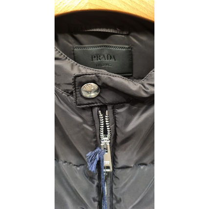 Prada Re-Nylon Triangle Logo Down Jacket